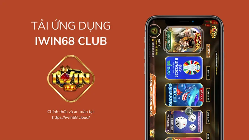 Các trò chơi nổi bật tại iwin68 club